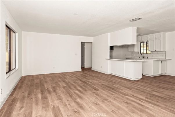 Empty room, Interior, Kitchen, Wood Texture Flooring