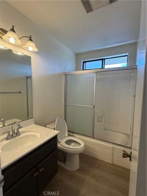 Bathroom, Glass Shower, Interior, Wood Texture Flooring