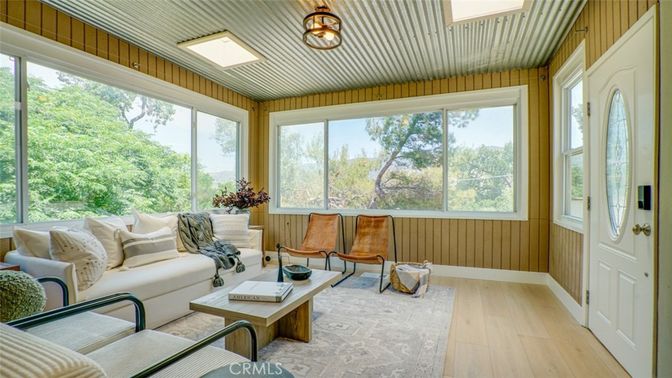 Interior, Living room, Sun Room, Wood Texture Flooring