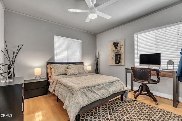 Bedroom, Home Office, Interior, Wood Texture Flooring