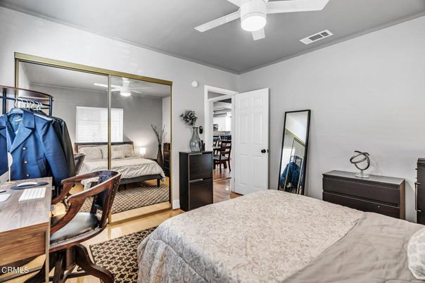 Bedroom, Home Office, Interior, Wood Texture Flooring