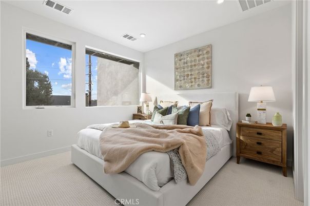 Bedroom, Interior, Recessed Lighting