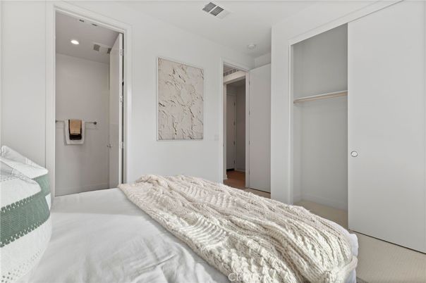 Bedroom, Interior, Recessed Lighting
