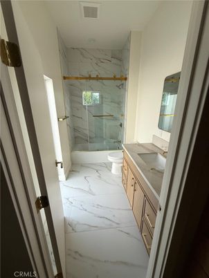 Bathroom, Glass Shower, Interior, Marble, Marble Walls