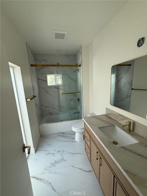 Bathroom, Glass Shower, Interior, Marble, Marble Walls