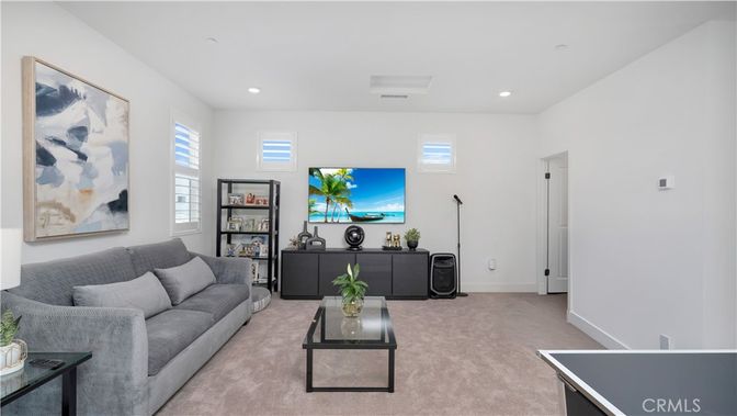 Interior, Living room, Recessed Lighting