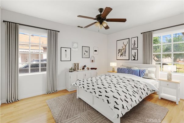 Bedroom, Interior, Wood Texture Flooring