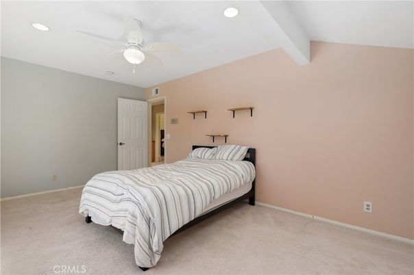 Bedroom, Interior, Recessed Lighting