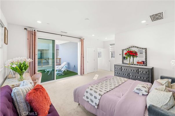 Bedroom, Interior, Recessed Lighting