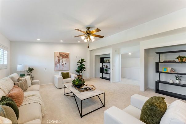 Interior, Living room, Recessed Lighting