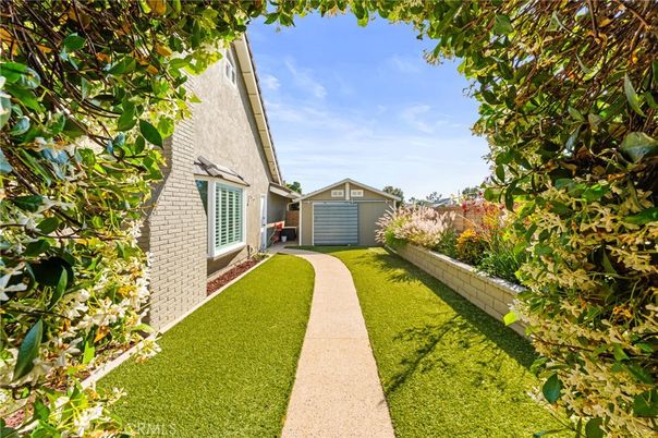 Backyard, Detached Garage, Exterior
