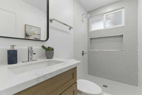 Bathroom, Glass Shower, Interior