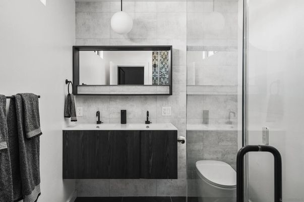 Bathroom, Glass Shower, Interior