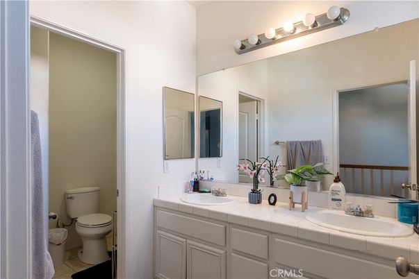 Bathroom, Dual Sink Vanities, Interior, Tile Countertops