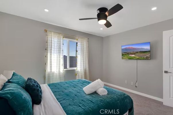 Bedroom, Interior, Recessed Lighting
