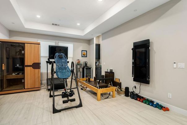 Fitness Equipment, Interior, Recessed Lighting