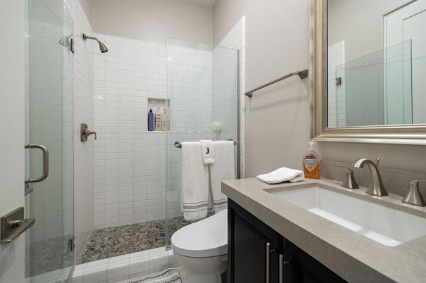 Bathroom, Glass Shower, Interior