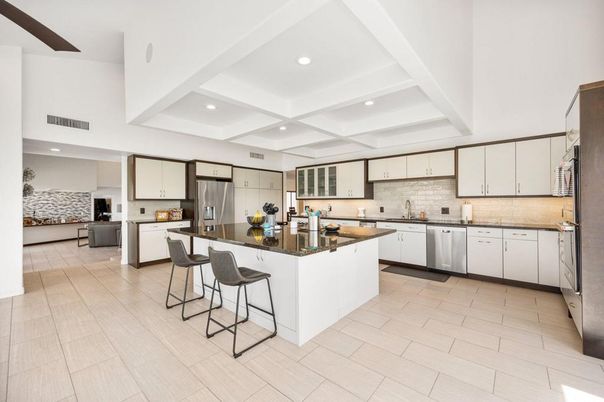 Interior, Kitchen, Recessed Lighting, Stainless Steel Appliances