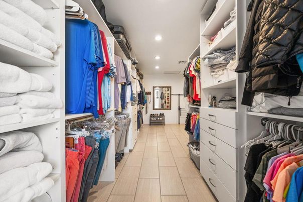 Interior, Recessed Lighting, Walk-in Closets, Wood Texture Flooring
