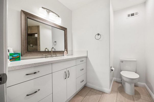 Bathroom, Interior, Wood Texture Flooring
