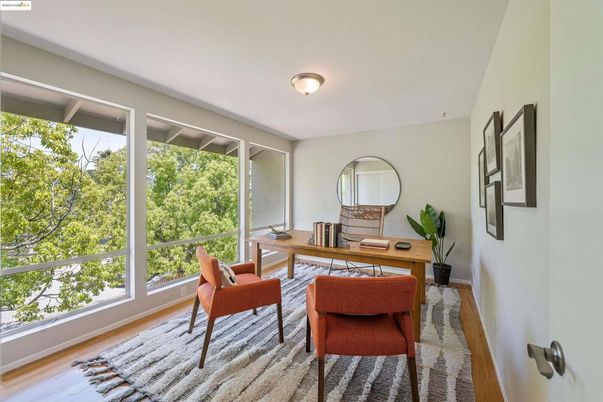 Home Office, Interior, Wood Texture Flooring