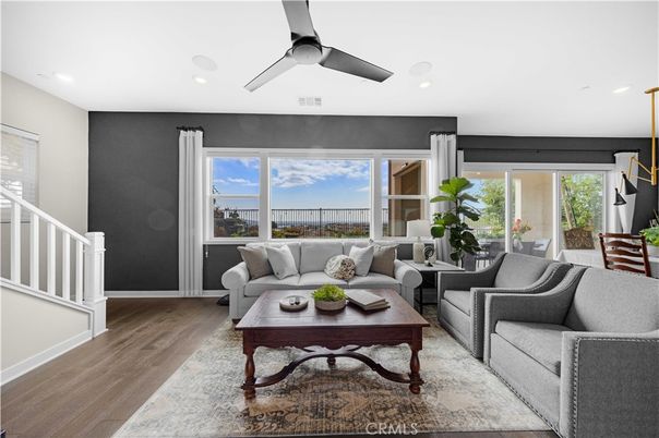 Interior, Living room, Recessed Lighting, Water, Wood Texture Flooring