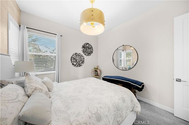 Bedroom, Interior, Pendant Lights