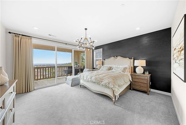 Bedroom, Interior, Pendant Lights, Recessed Lighting