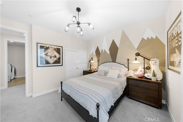 Bedroom, Interior, Pendant Lights