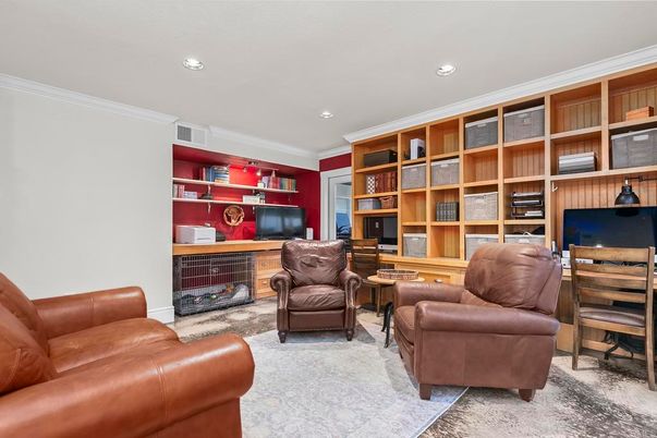 Home Office, Interior, Recessed Lighting