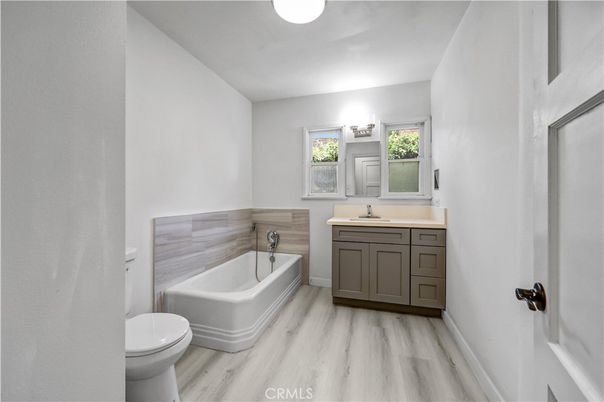 Bathroom, Interior, Wood Texture Flooring