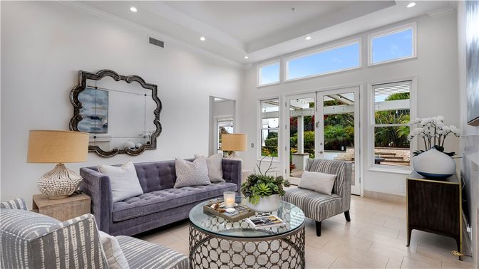 Interior, Living room, Recessed Lighting