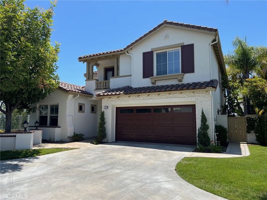 Attached, Exterior, Facade, Spanish Mediterranean