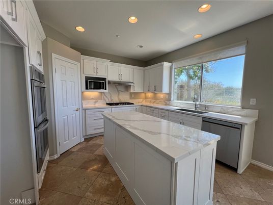 Interior, Kitchen, Recessed Lighting, Stainless Steel Appliances