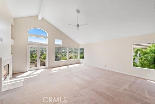Empty room, Fireplace, Interior