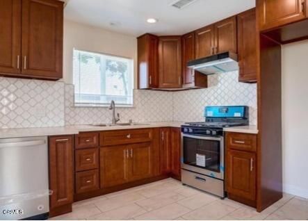 Interior, Kitchen, Recessed Lighting, Stainless Steel Appliances