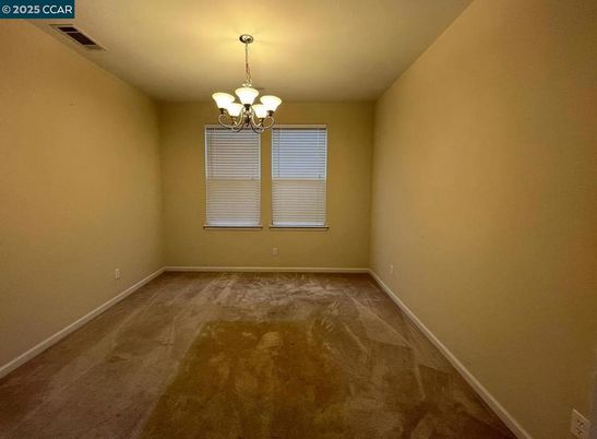 Chandelier, Empty room, Interior