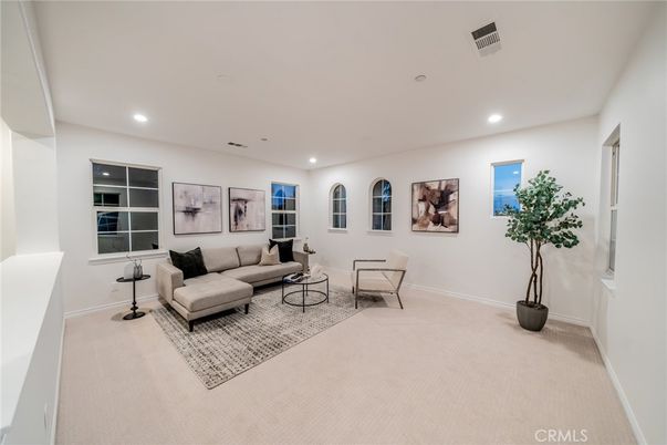 Interior, Living room, Recessed Lighting