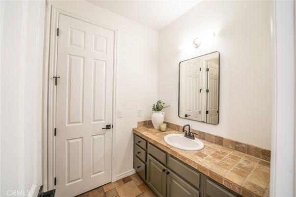 Bathroom, Dual Sink Vanities, Interior, Tile Countertops