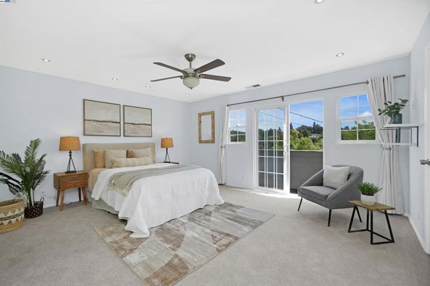 Bedroom, Interior, Recessed Lighting