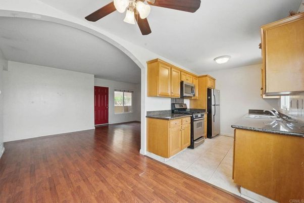 Interior, Kitchen, Wood Texture Flooring
