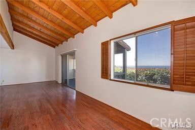 Empty room, Interior, Wooden Beams, Wooden Ceilings, Wood Texture Flooring