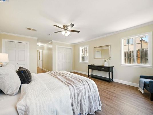 Bedroom, Interior, Wood Texture Flooring