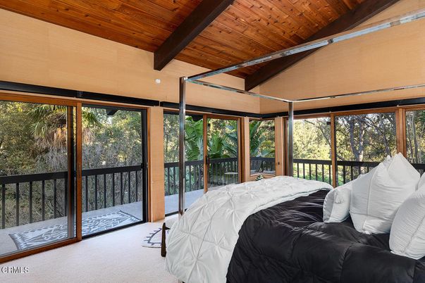 Bedroom, Interior, Wooden Beams, Wooden Ceilings