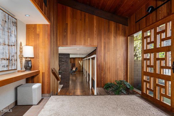 Fireplace, Interior, Recessed Lighting, Wooden Ceilings, Wood Texture Flooring, Wooden Walls
