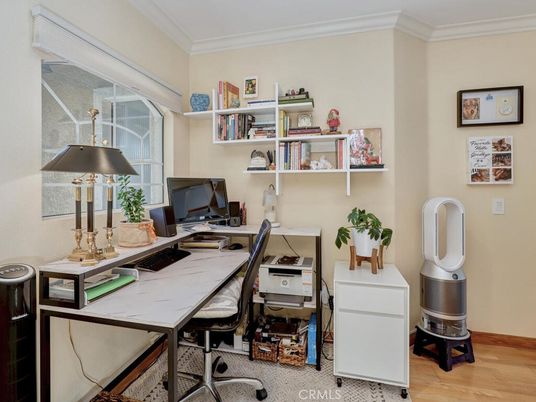 Home Office, Interior, Wood Texture Flooring