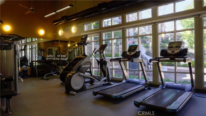 Fitness Equipment, Gym, Interior