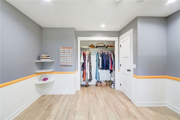 Interior, Recessed Lighting, Walk-in Closets, Wood Texture Flooring