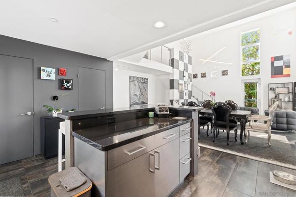 Dining room, Interior, Kitchen, Living room, Pendant Lights, Recessed Lighting