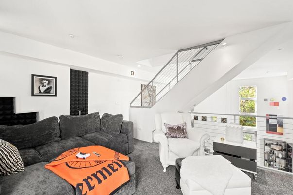 Interior, Living room, Recessed Lighting